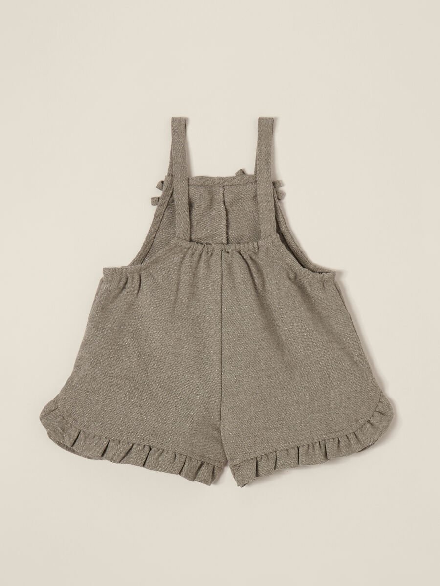 Grey dress with ruffles and pockets_1