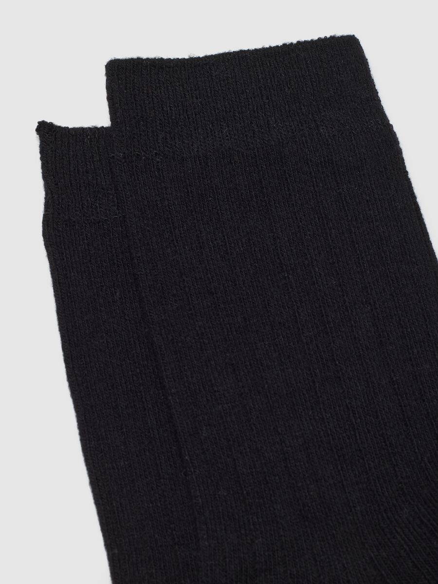 Calzini neri lunghi elasticizzati_1