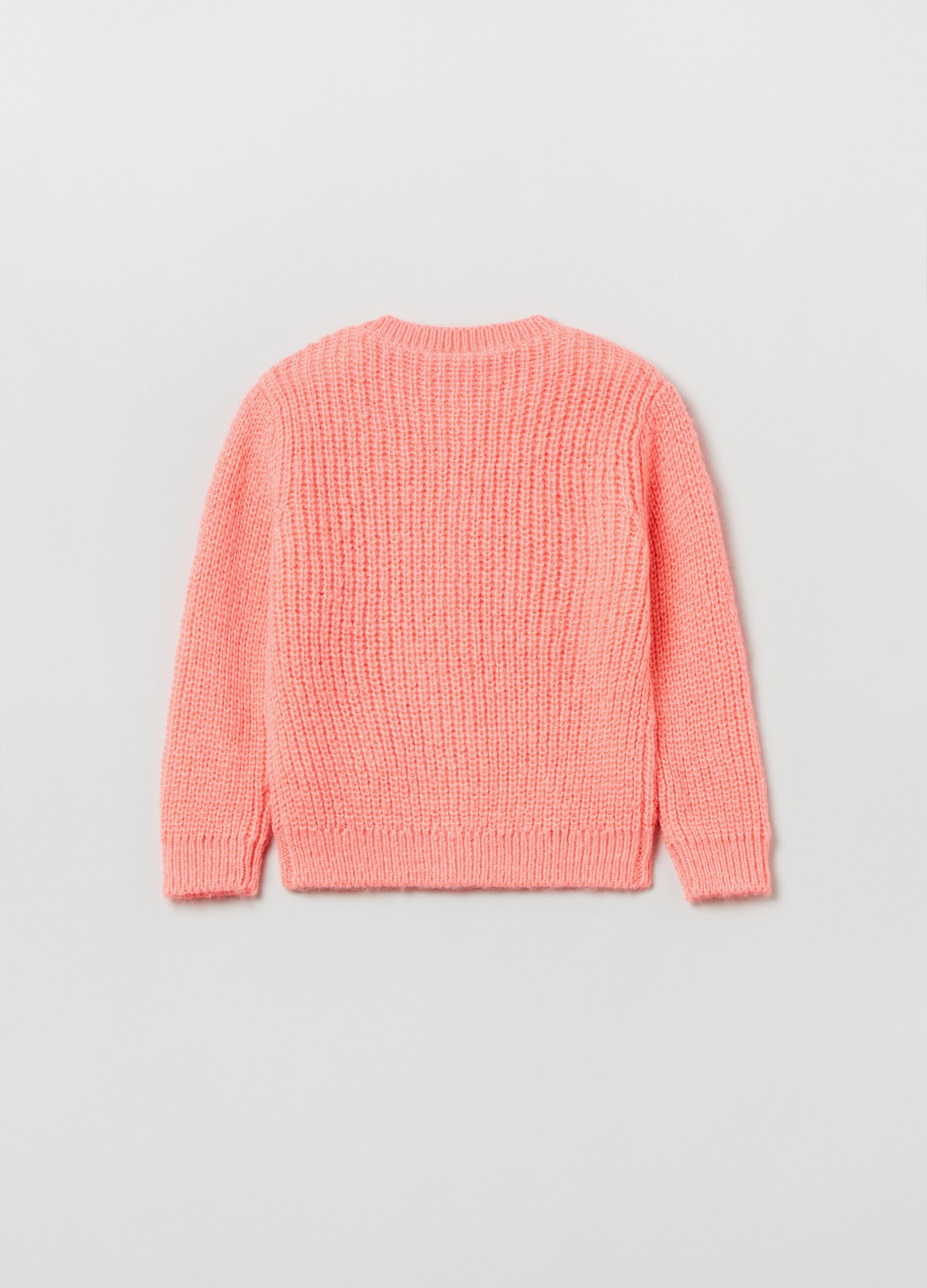 Cardigan in maglia traforata_1