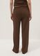 Brown stretch palazzo trousers_2