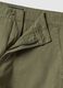Green Cotton and Linen Trousers Regular Fit_5