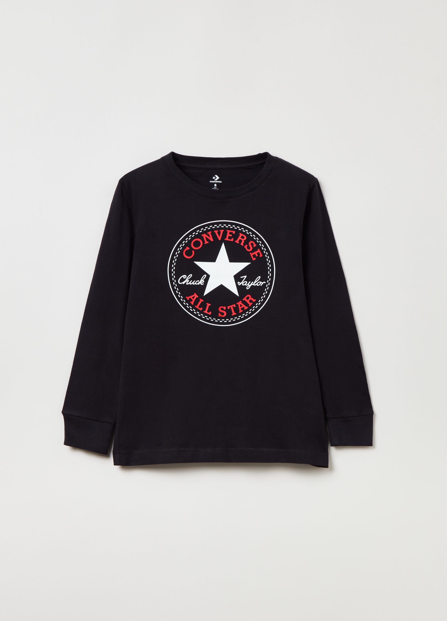 T shirt a manica lunga nera Converse per bambino CONVERSE da Ragazzo OVS