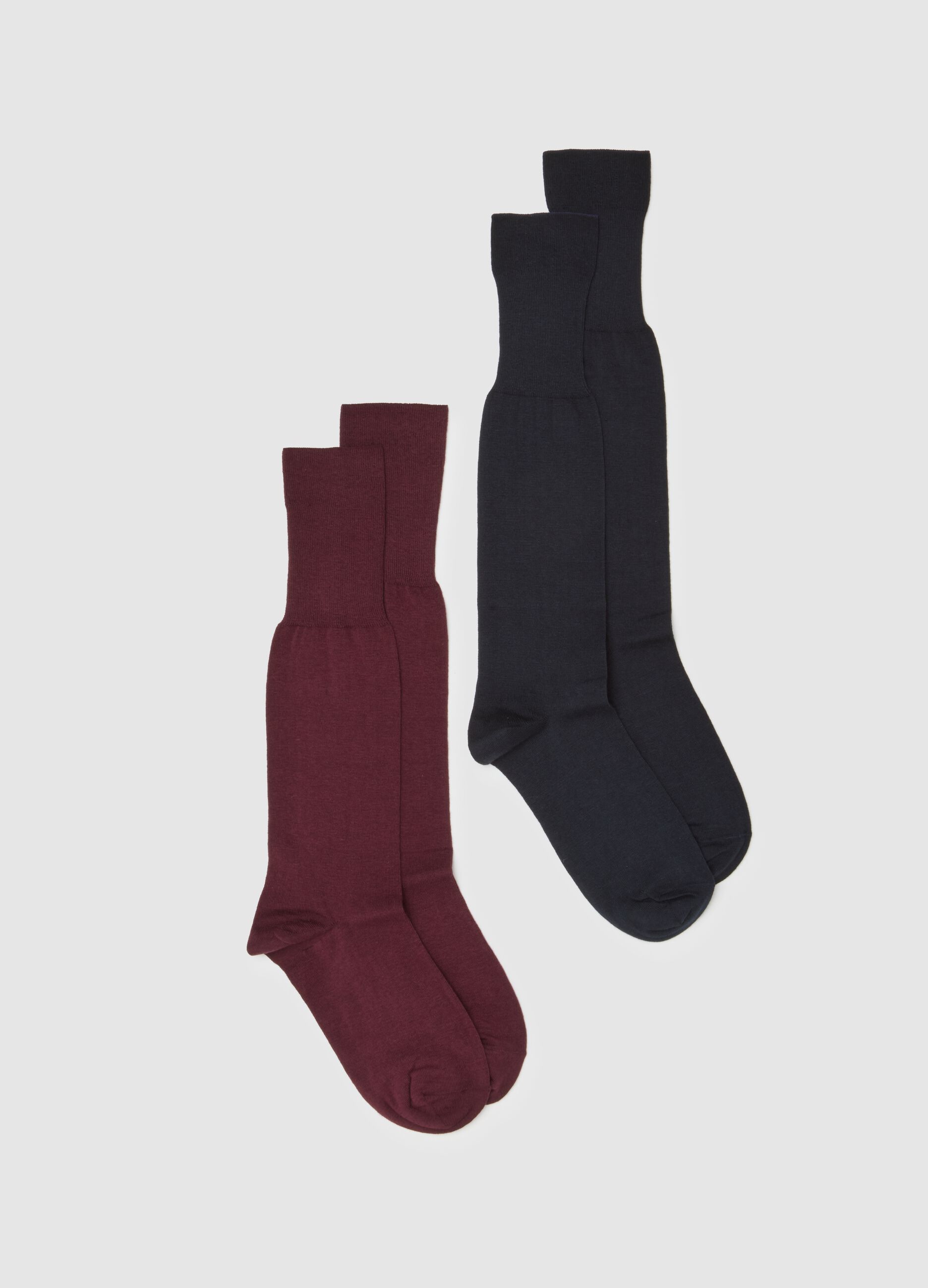 Multicolour Cotton Long Socks Bipack