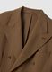 Brown Slim Fit Double Breasted Blazer_5