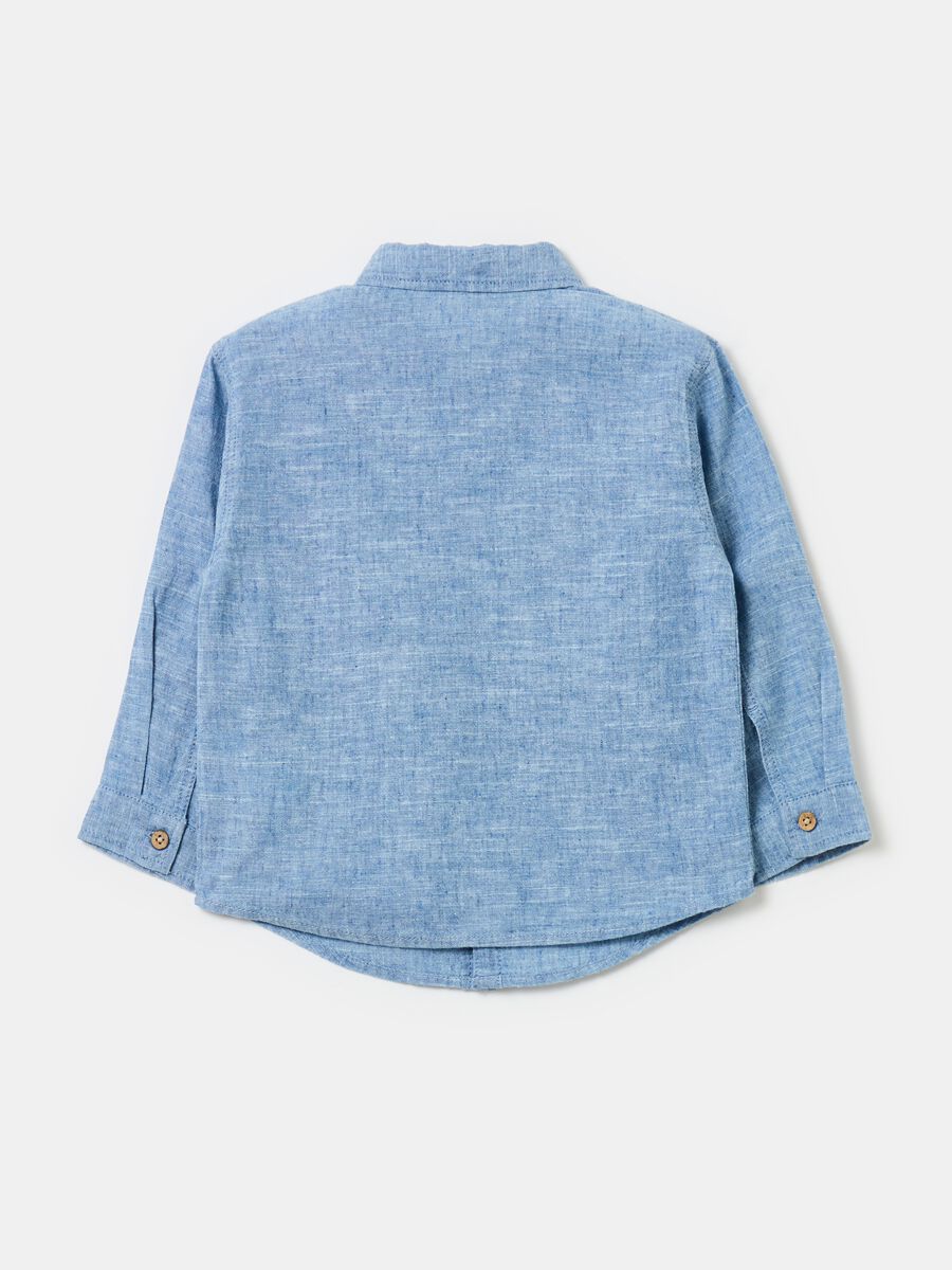 Cotton and linen shirt_1