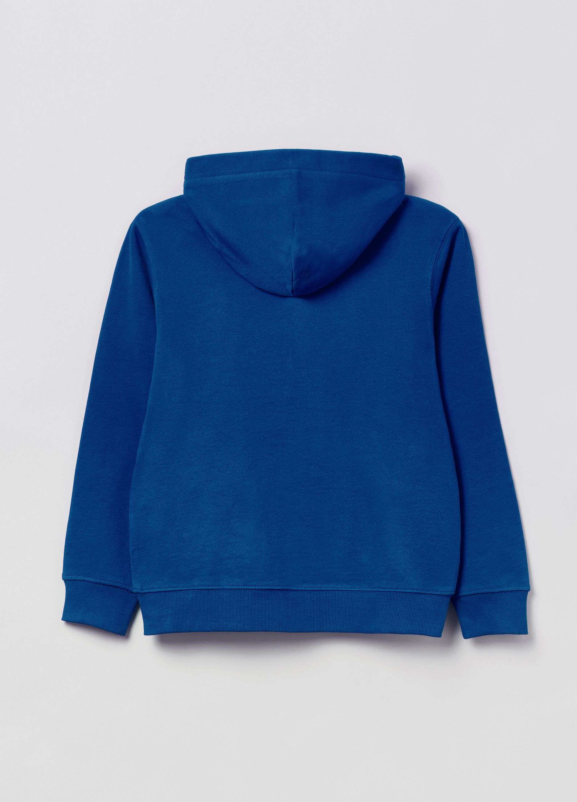 Full-zip in French Terry con cappuccio _1