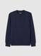 Blue Crew Neck Sweatshirt_4