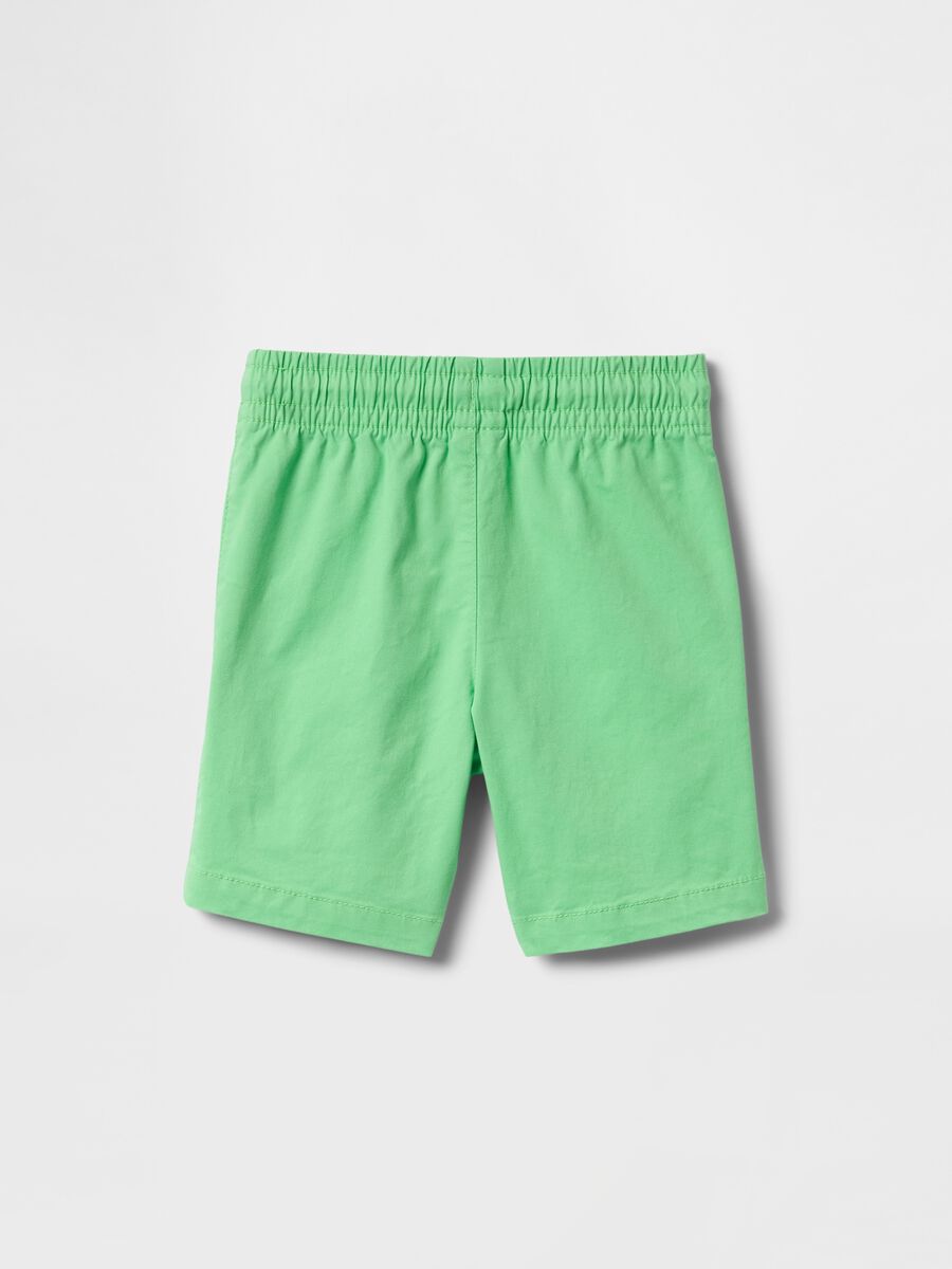 Green stretch shorts for boys GAP Kids_1