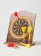 Multicolour Target with Wooden Stand and Darts_1