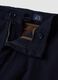 Pantaloni chino blu in twill di cotone elasticizzato slim fit_1