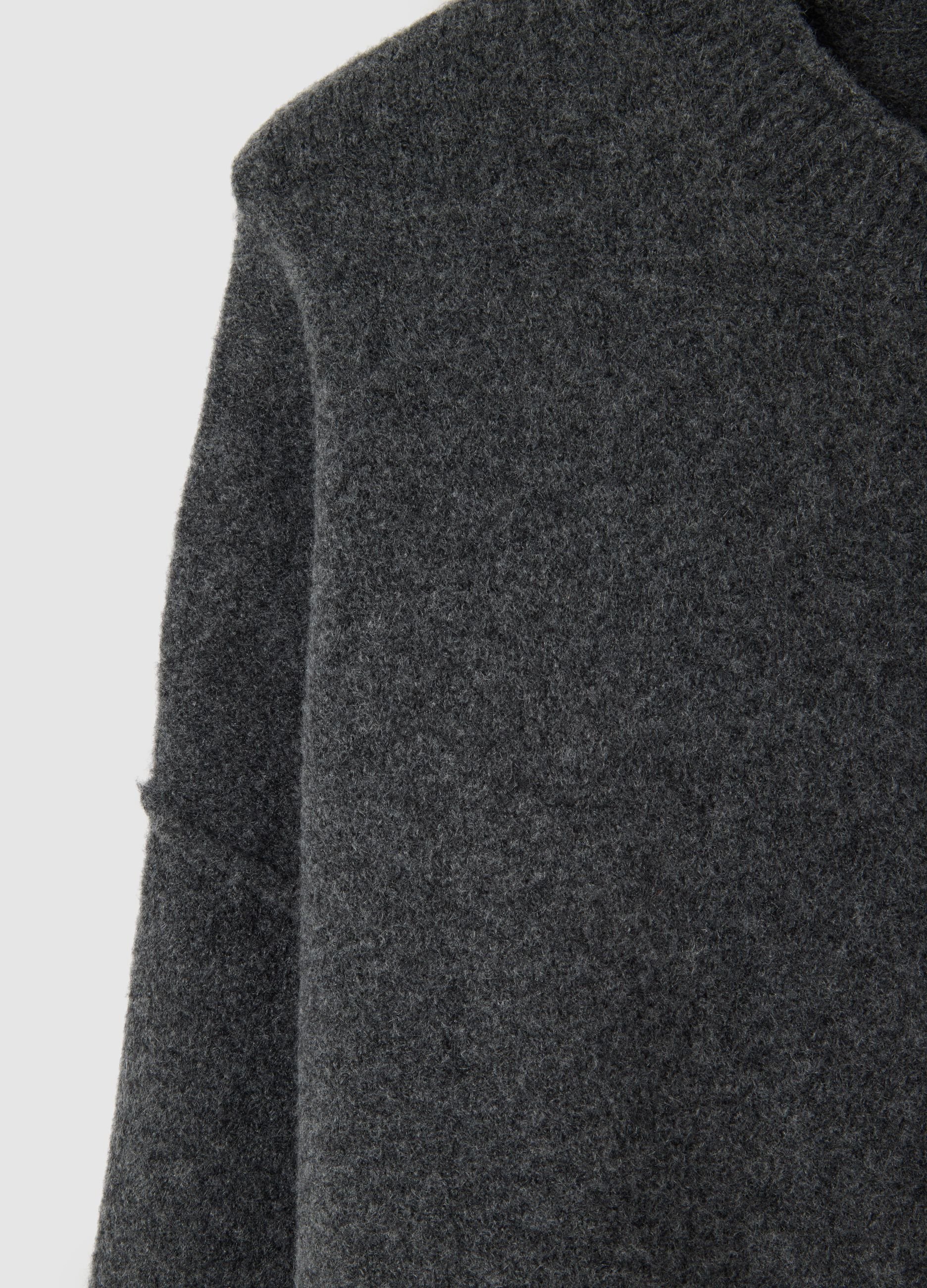 Grey cardigan with buttons