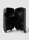 Grey hard-shell travel trolley suitcase with wheels_3