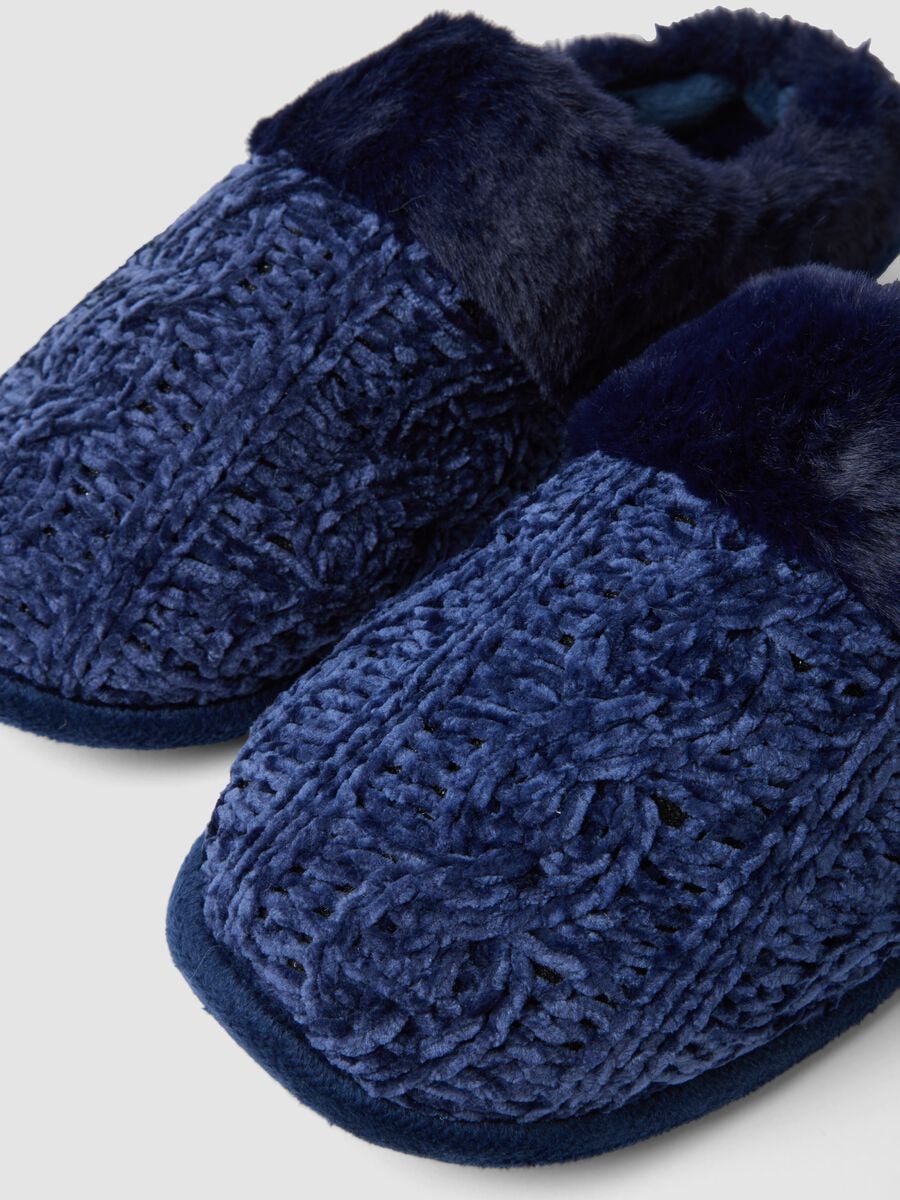 Pantofole blu da casa morbide_1