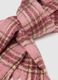 Multicoloured Checked Scarf with Fringes_1