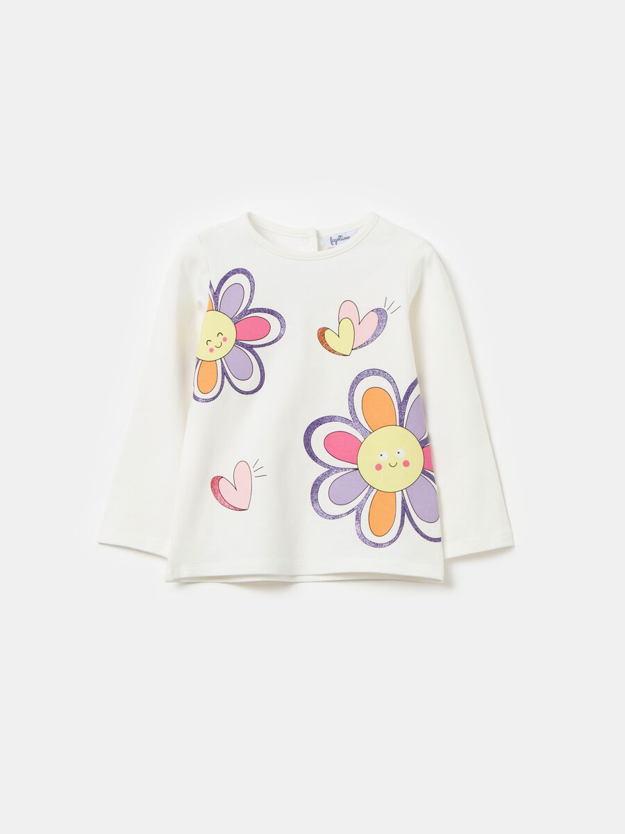 Long-sleeved, printed T-shirt_0