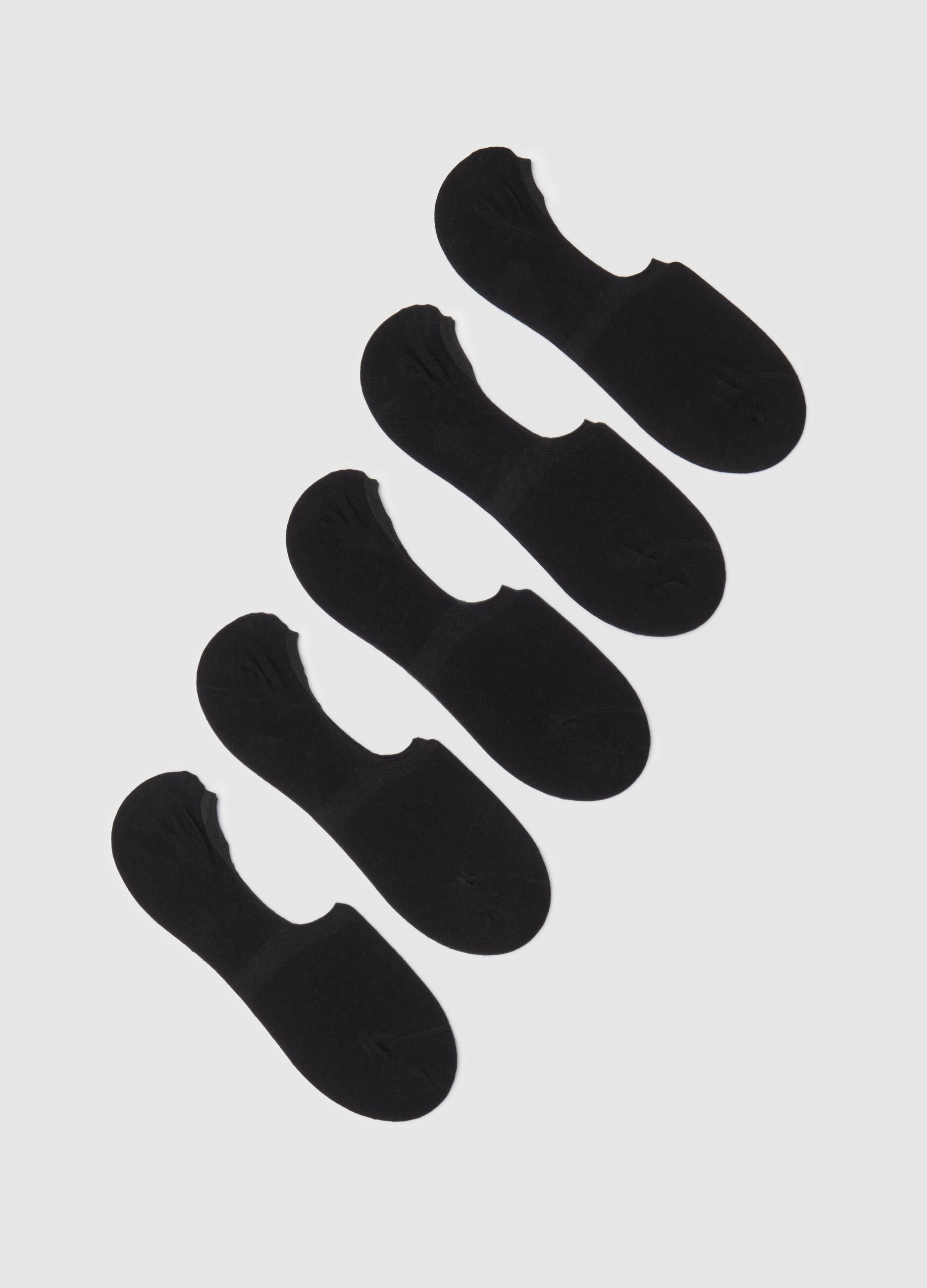 Five-pair pack stretch shoe liners