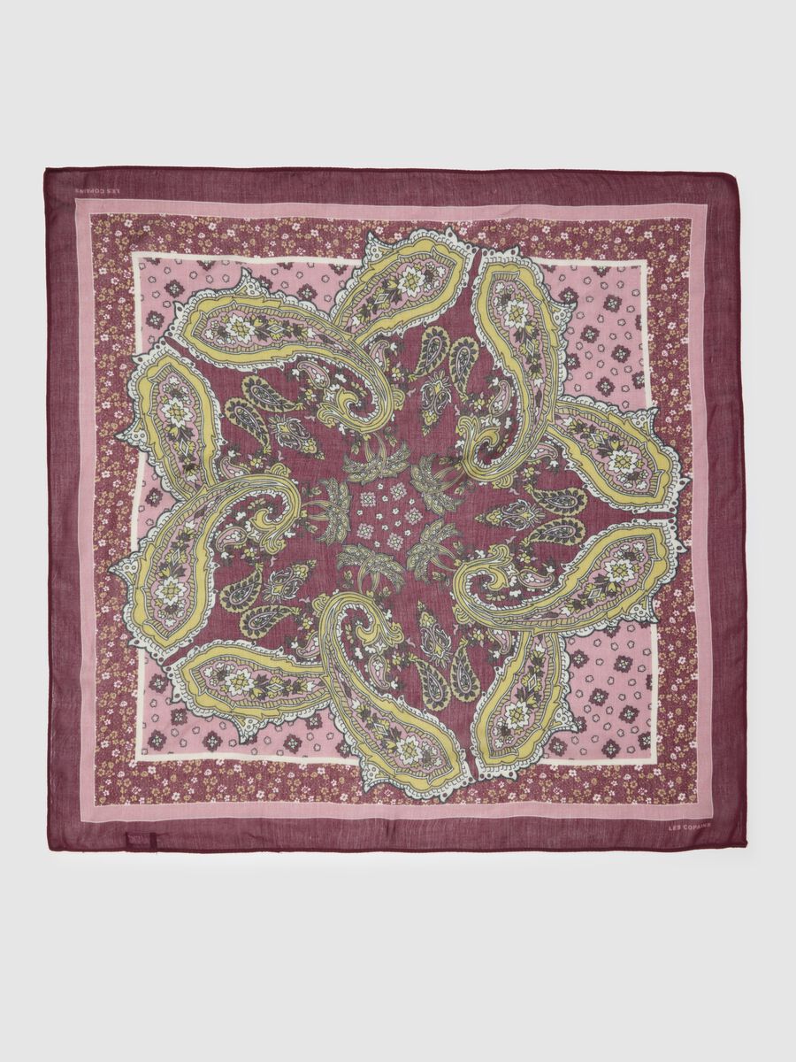 Purple Scarf in Pure Viscose_1