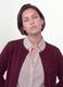 Cardigan rosso in misto viscosa con bottoni regular fit_0