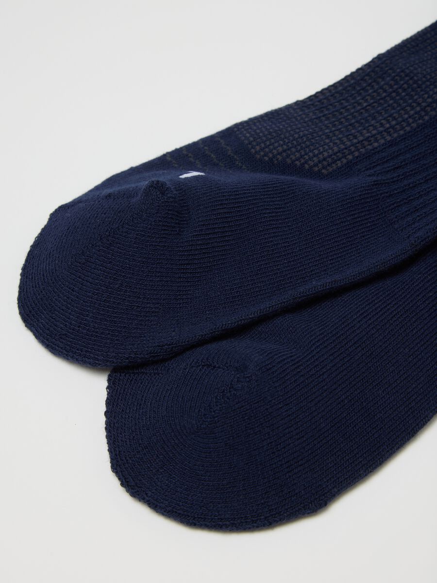 Multicolour Stretch Fabric Sports Socks Twin-Pack_2