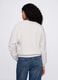 White sweatshirt with logo embroidery_2