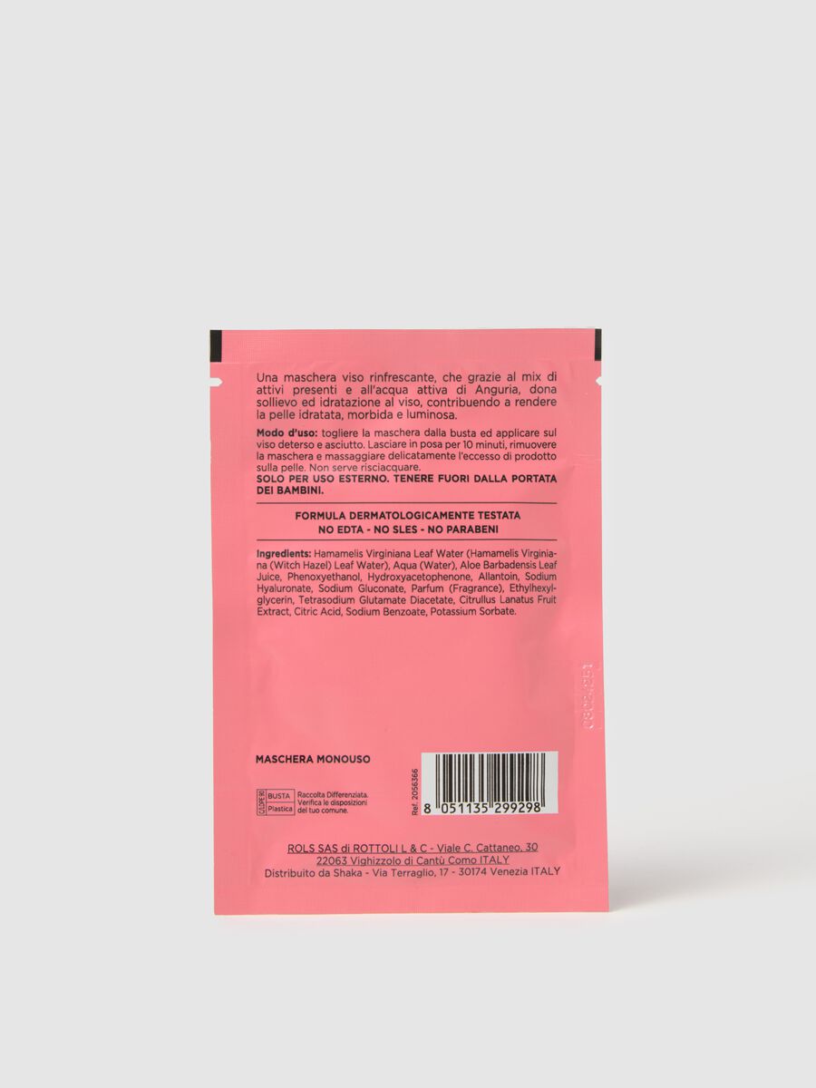 Fabric Face Mask with Active Watermelon Water_1