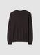 Brown pure merino wool crew-neck jumper, regular fit_0