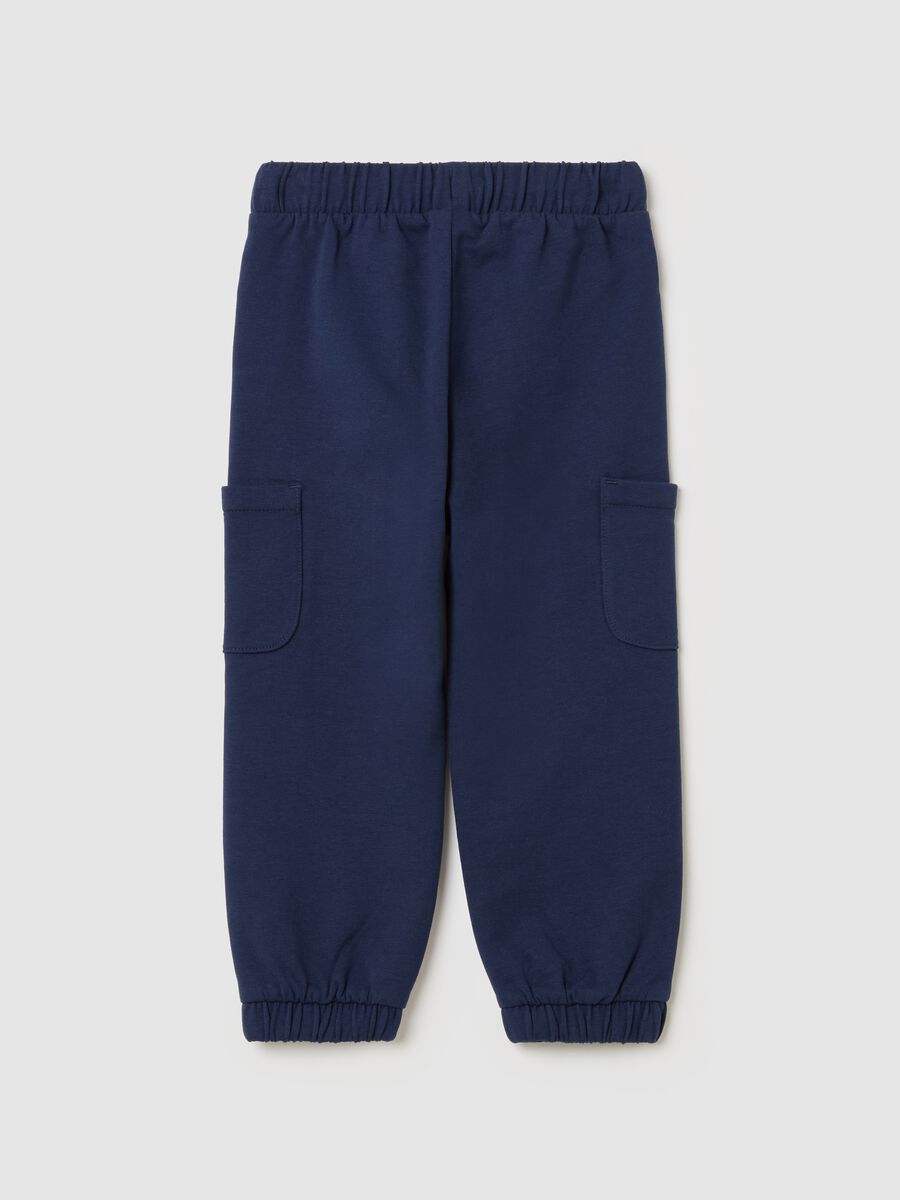 Joggers con coulisse e tasche_1