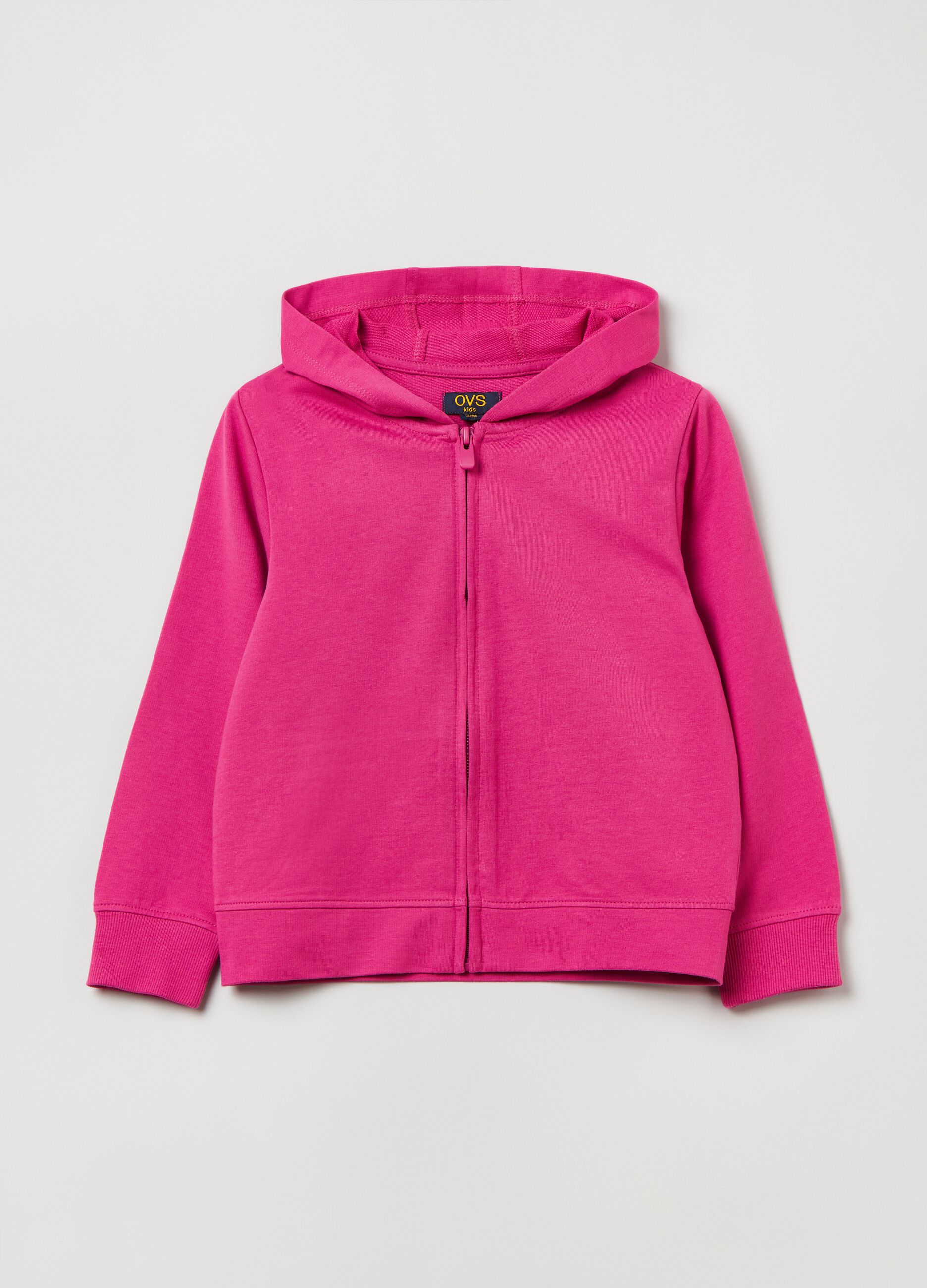 Full-zip in French Terry con cappuccio_0