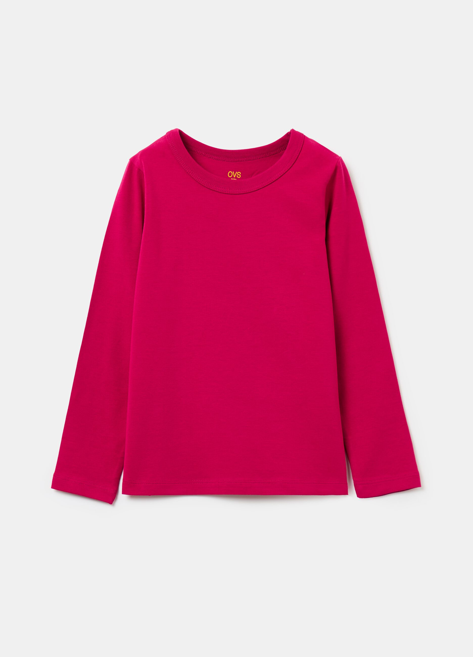 T Shirt a Maniche Lunghe Bambina Rosa OVS
