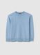 Boy's Blue Cotton Jumper Regular Fit_0