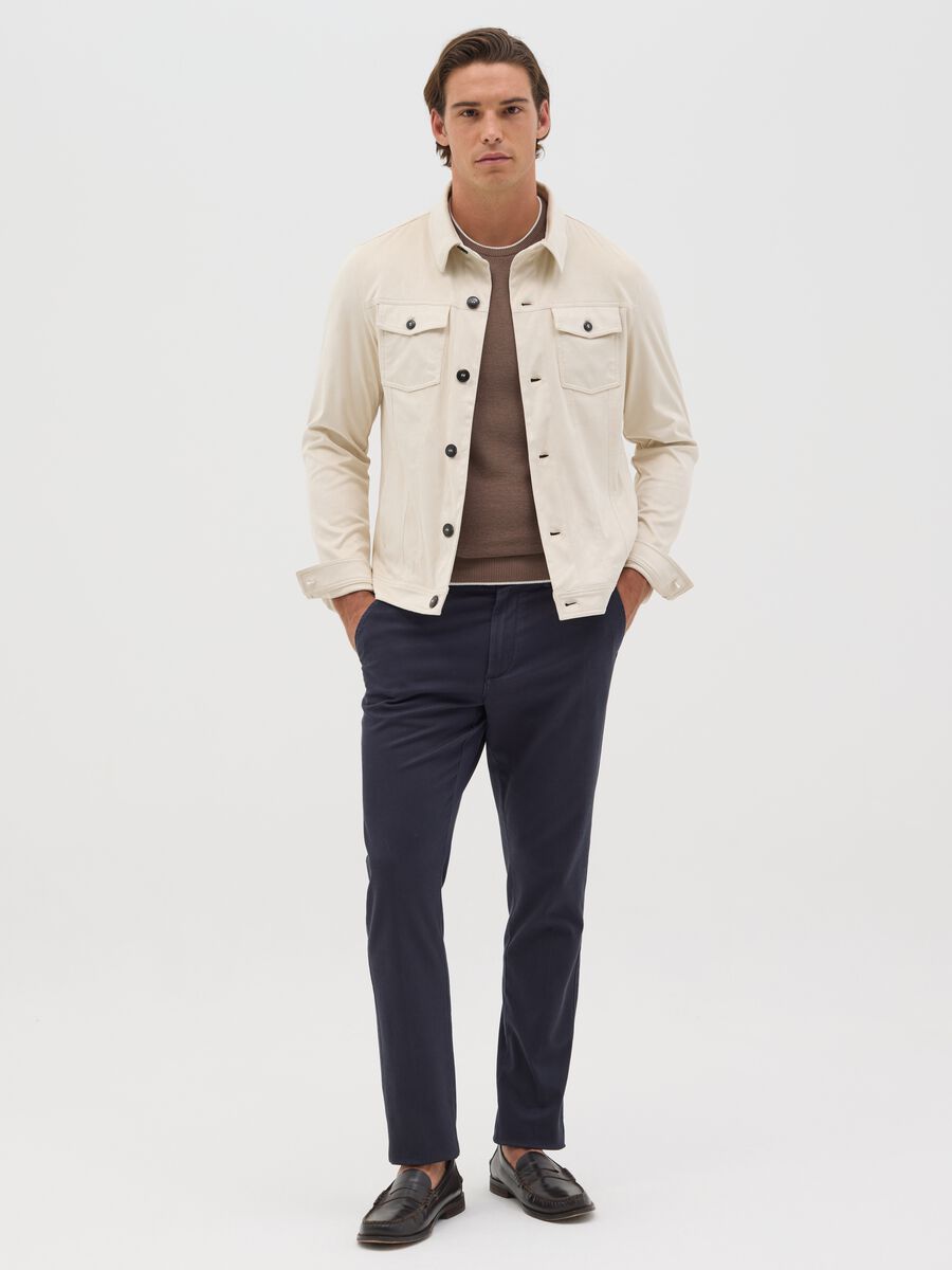 Beige suede shacket_1