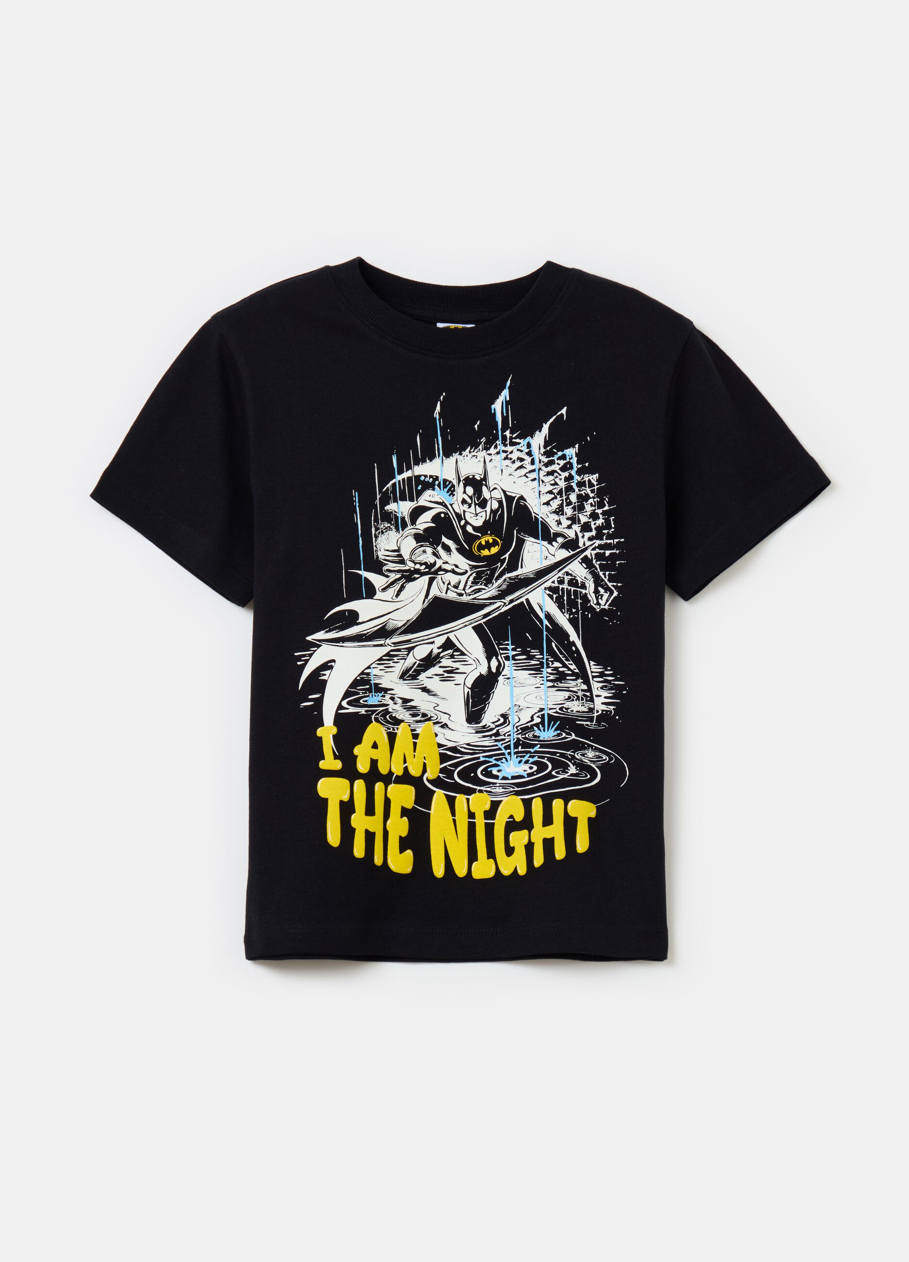 T-shirt in cotone con stampa Batman