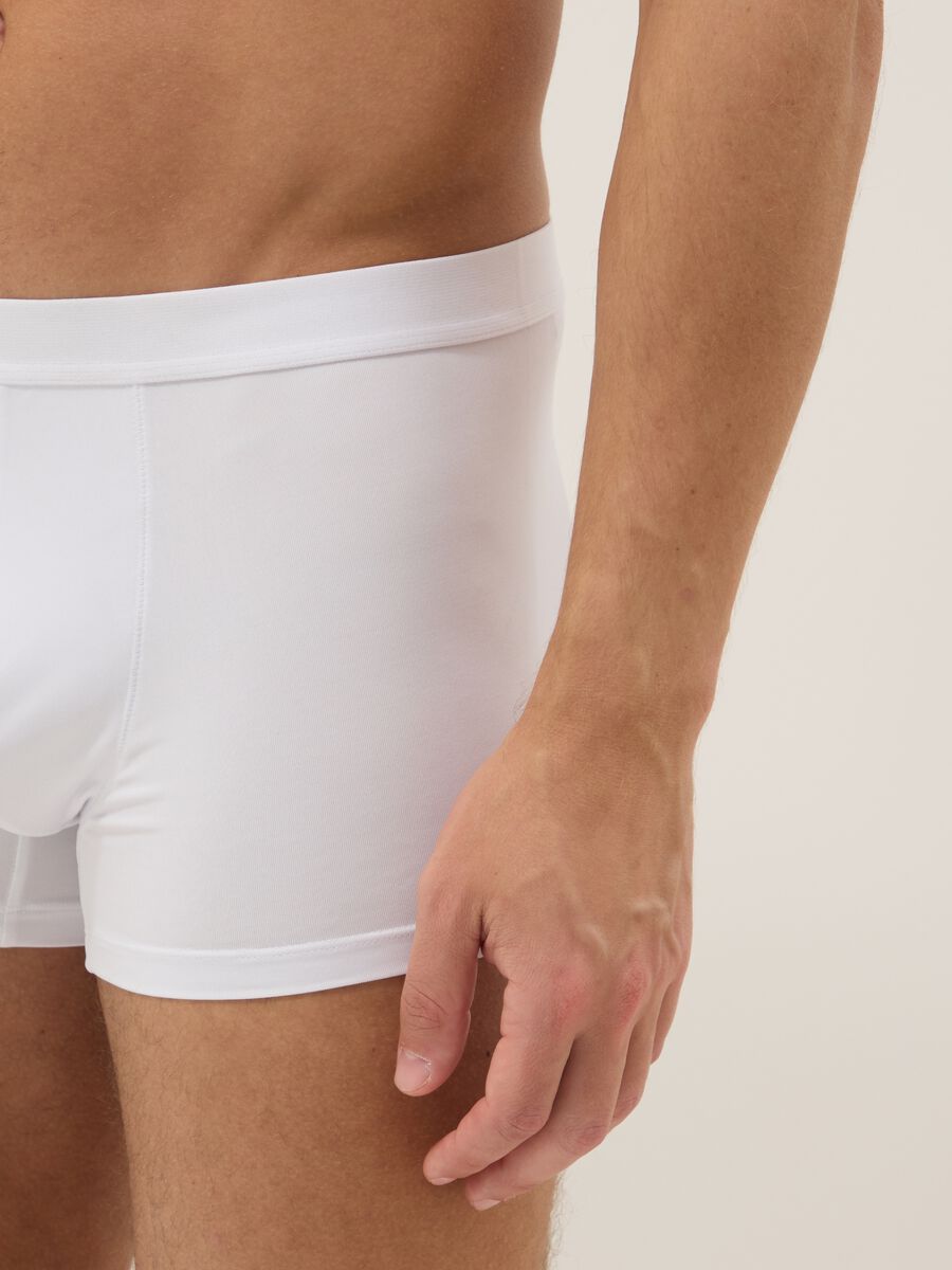Tripack Regular Fit White Boxers_3