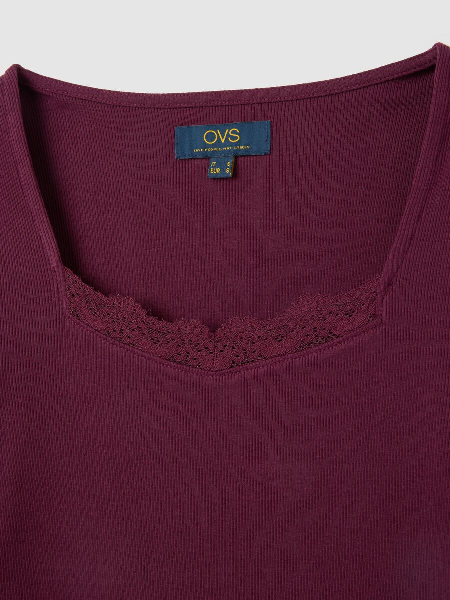 Maglia viola a maniche lunghe in misto cotone_5