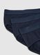 Blue cotton briefs regular fit_5