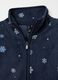 Short full-zip dressing gown with snowflakes print_5