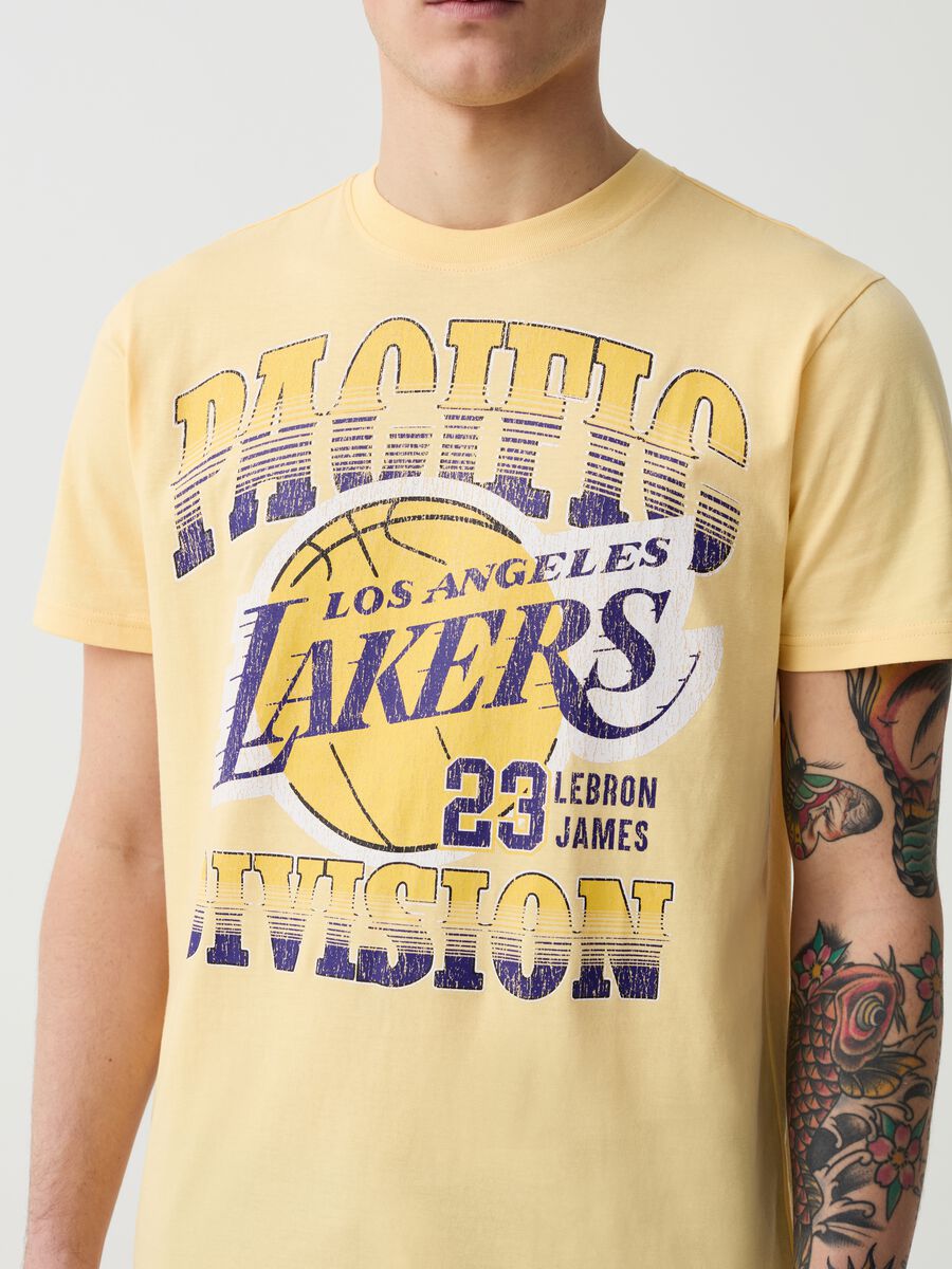 T-shirt con stampa NBA Los Angeles Lakers_1