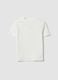 White fitted stretch-cotton T-shirt with high neck_4