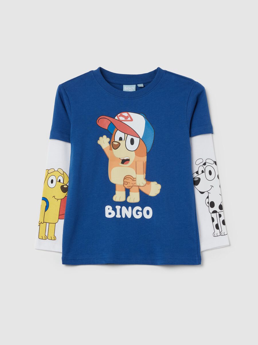 Long-sleeved T-shirt with Bingo print_0