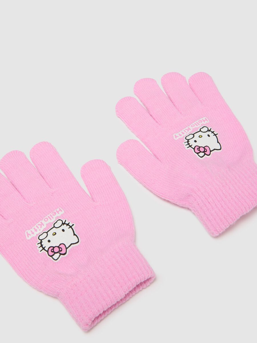 Pink girl's gloves_1
