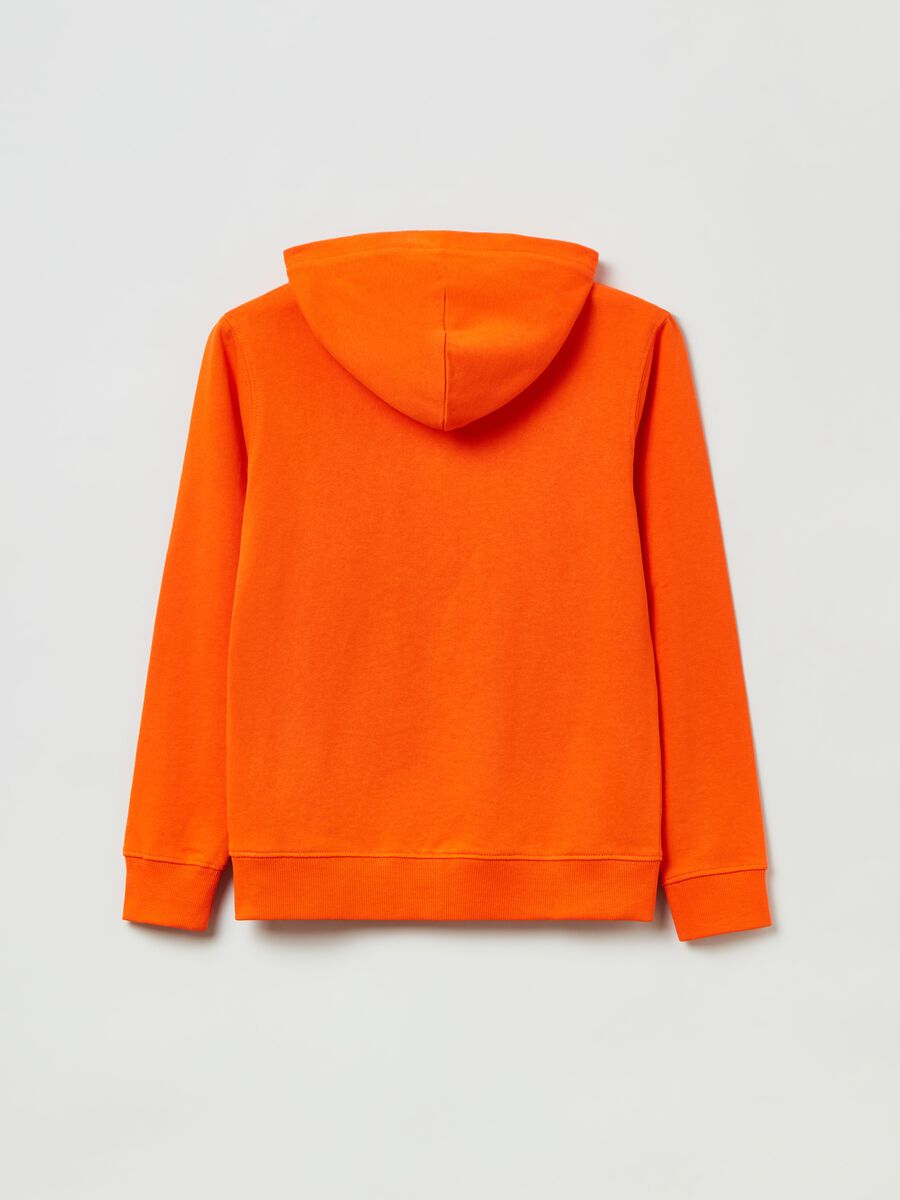 Full-zip in French Terry con cappuccio_1