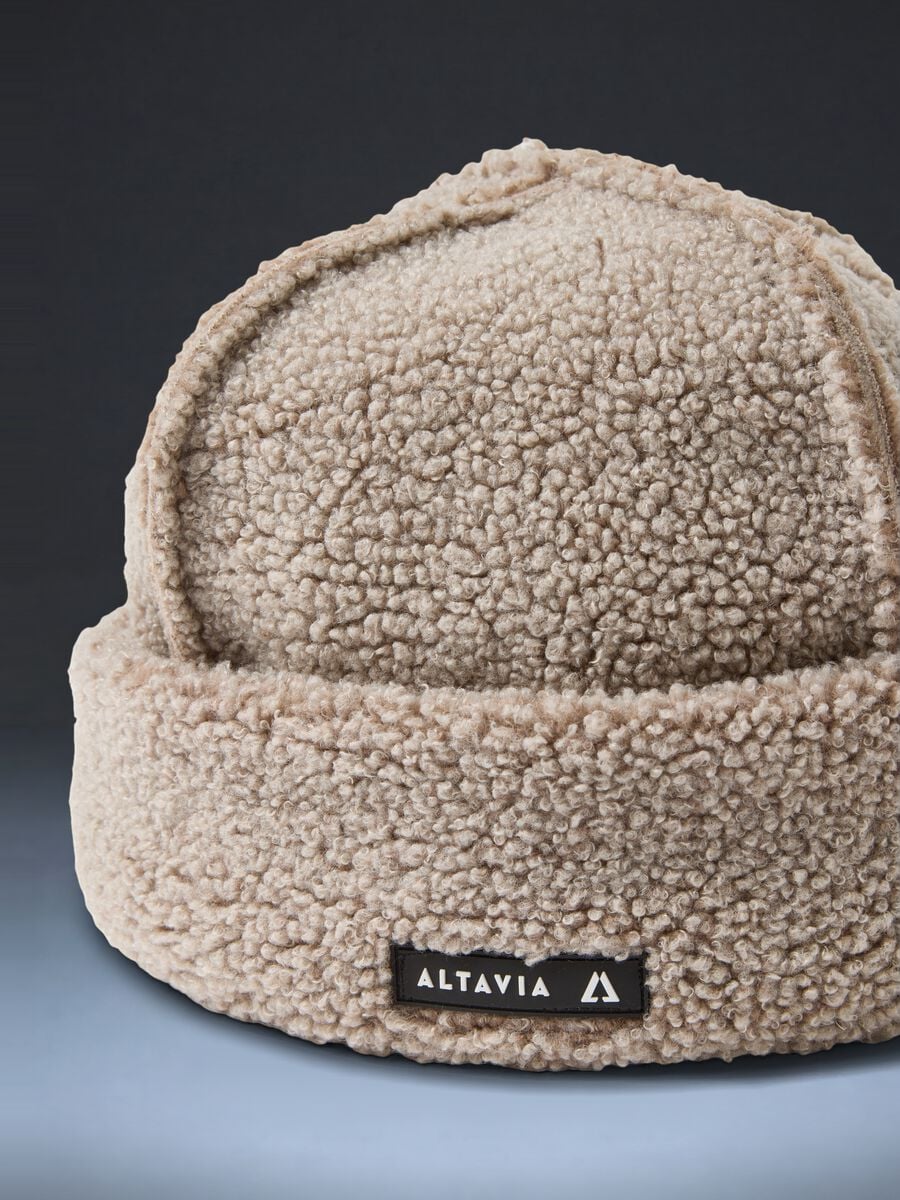 Berretto beige effetto teddy ALTAVIA WITH DEBORAH COMPAGNONI_2