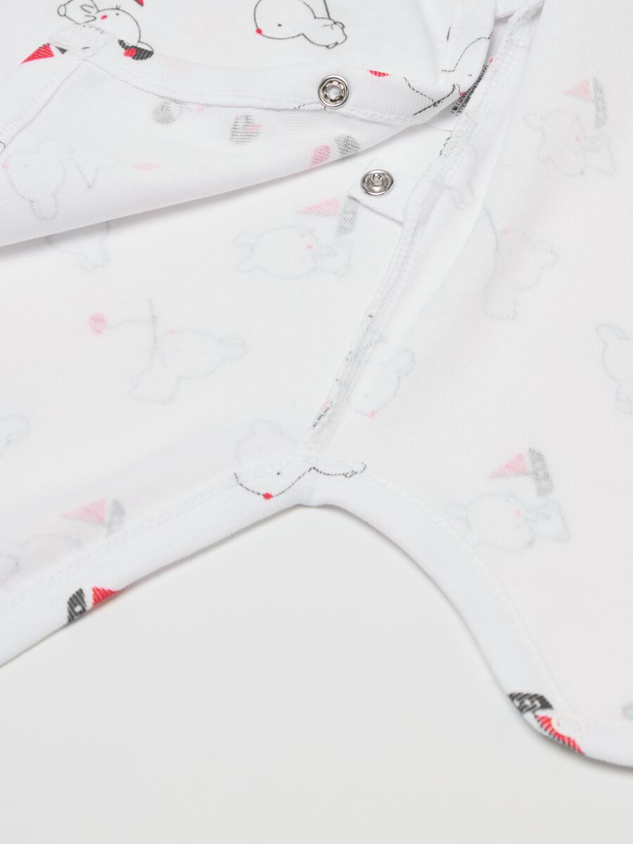 Two-pack organic cotton bodysuits with print_3