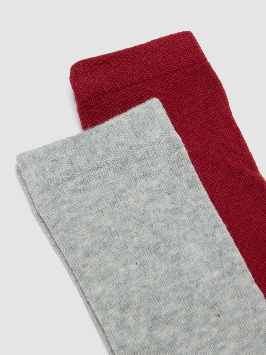 Tripack di calze lunghe multicolor in cotone organico elasticizzato_2
