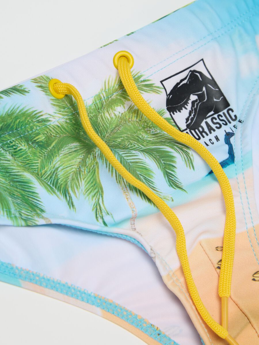 OVS Kids Tropical Print Swim Brief for Children_2