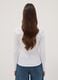 White long-sleeved pure cotton T-shirt_3