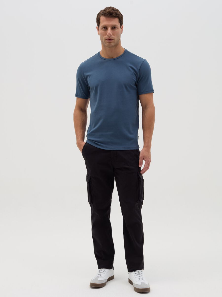 Slim-fit T-shirt in organic cotton_1