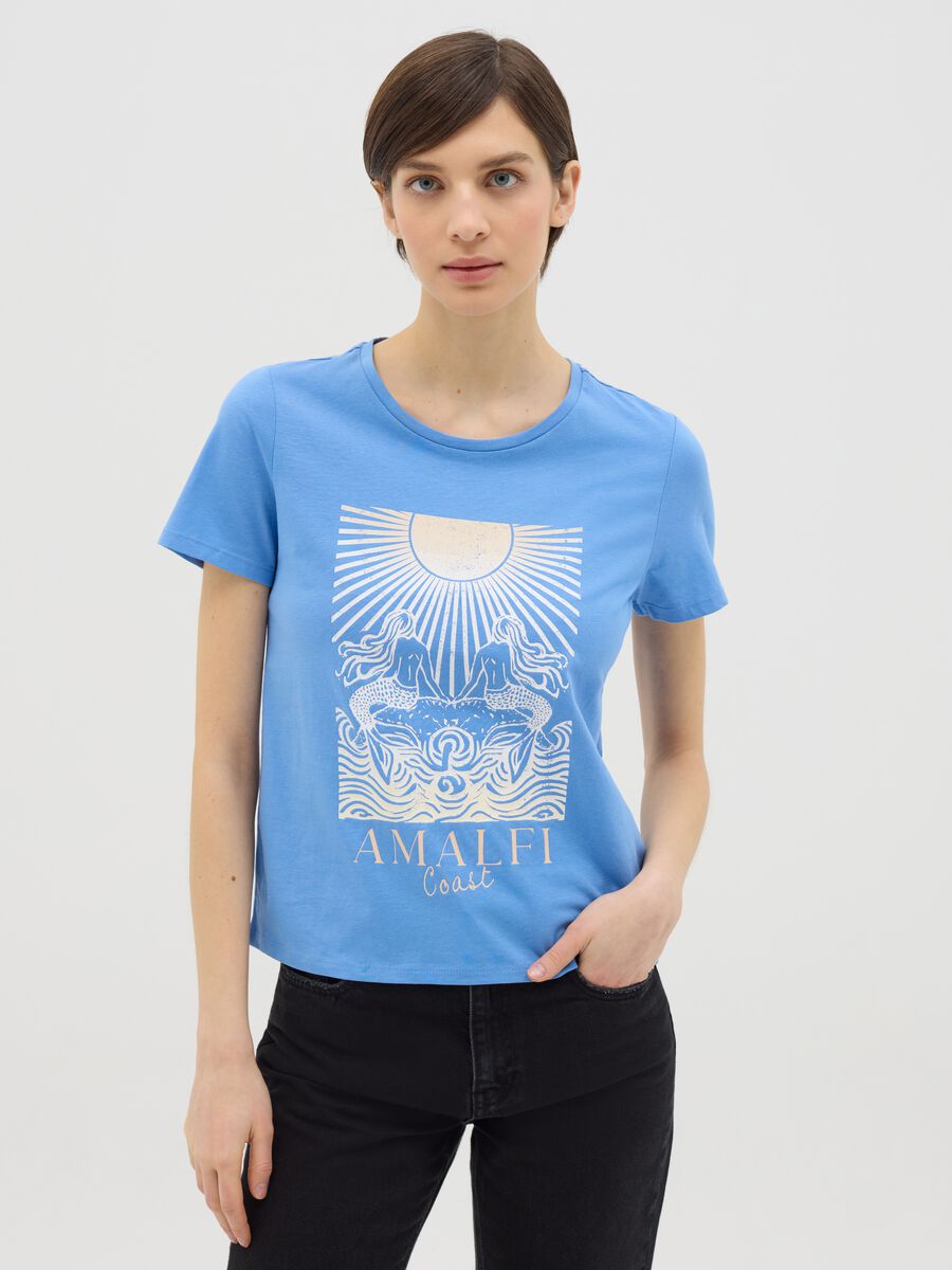 Amalfi Coast Blue T-shirt_0