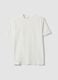 White organic cotton slim-fit short-sleeve T-shirt_0
