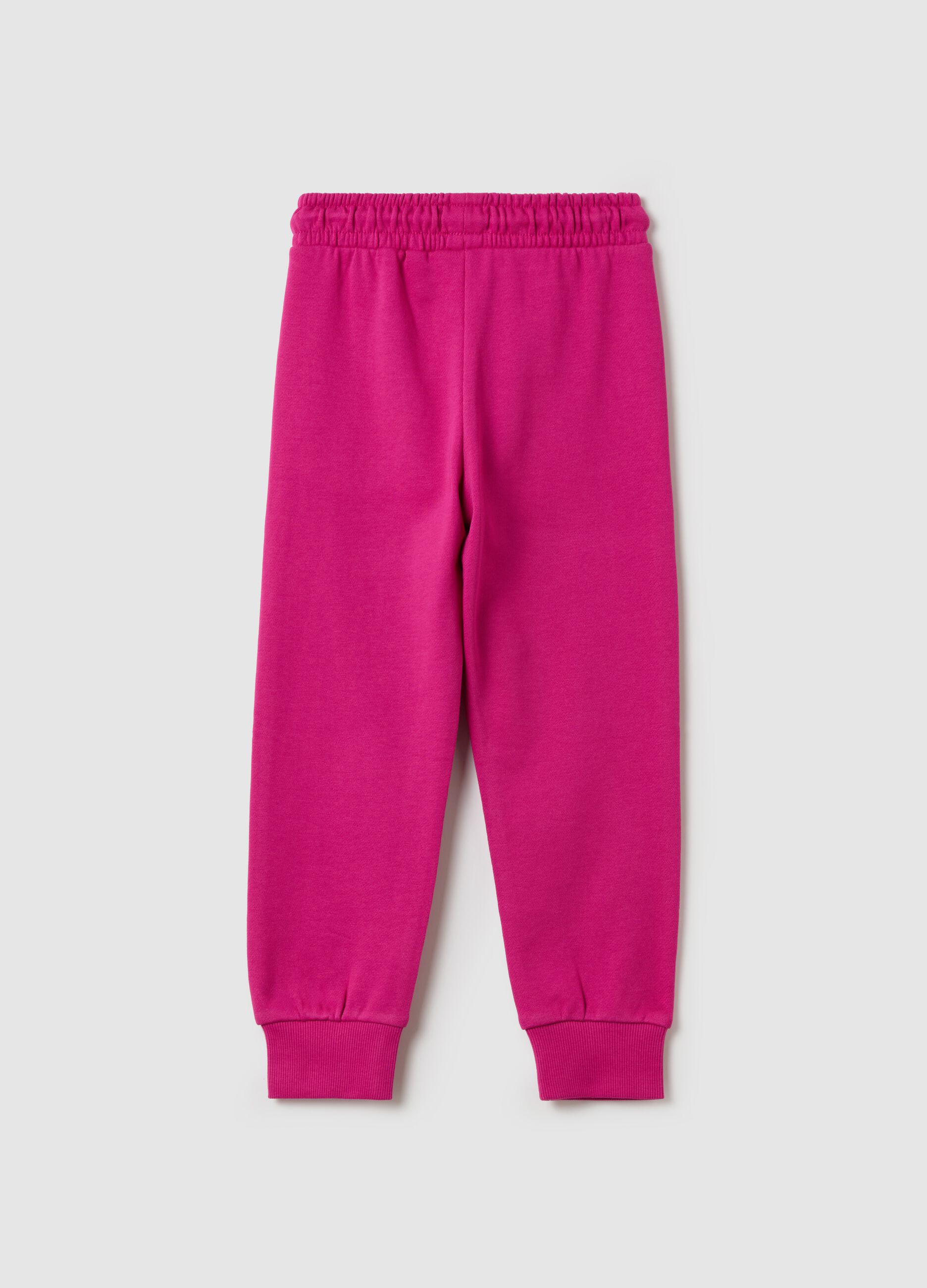 Cotton joggers with drawstring
